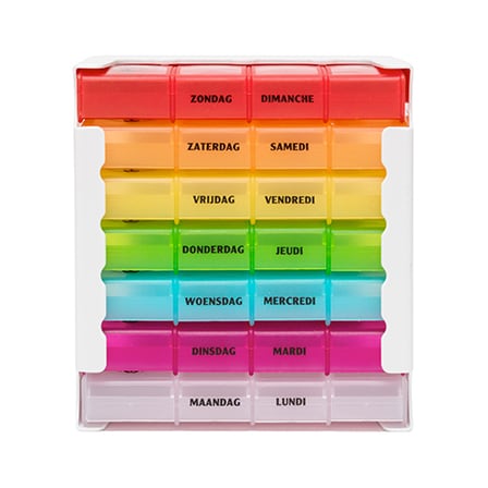 Eureka Care Pillendoos Kleur 1 Week Eureka Care Pillendoos Kleur 1 Week