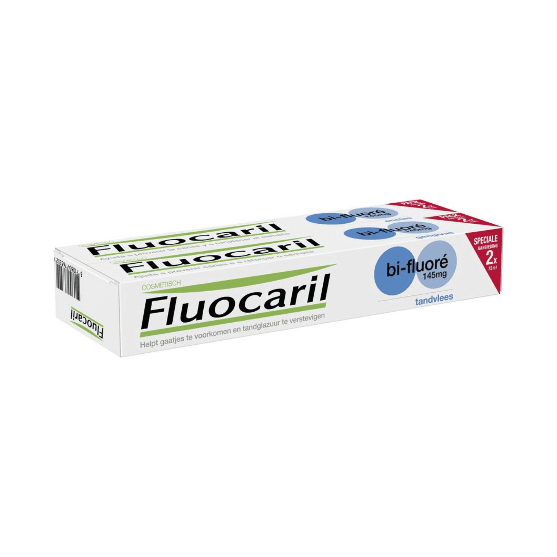 Fluocaril Dentifrice Bi-fluore 145 Gencives 2x75ml