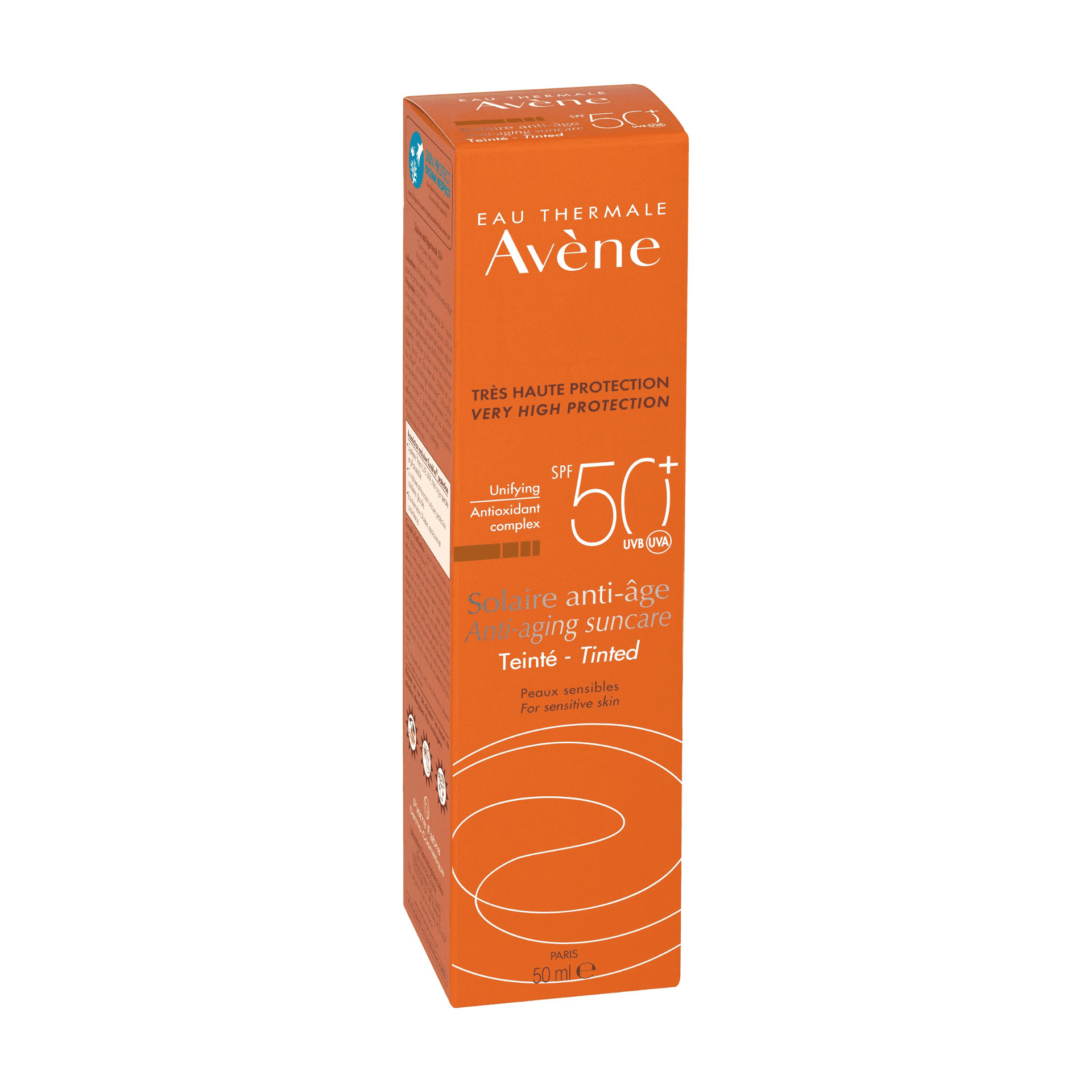 Avene Soleil Creme Solaire Anti-Age Teintee SPF50+ Avene Soleil Creme Solaire Anti-Age Teintee SPF50+