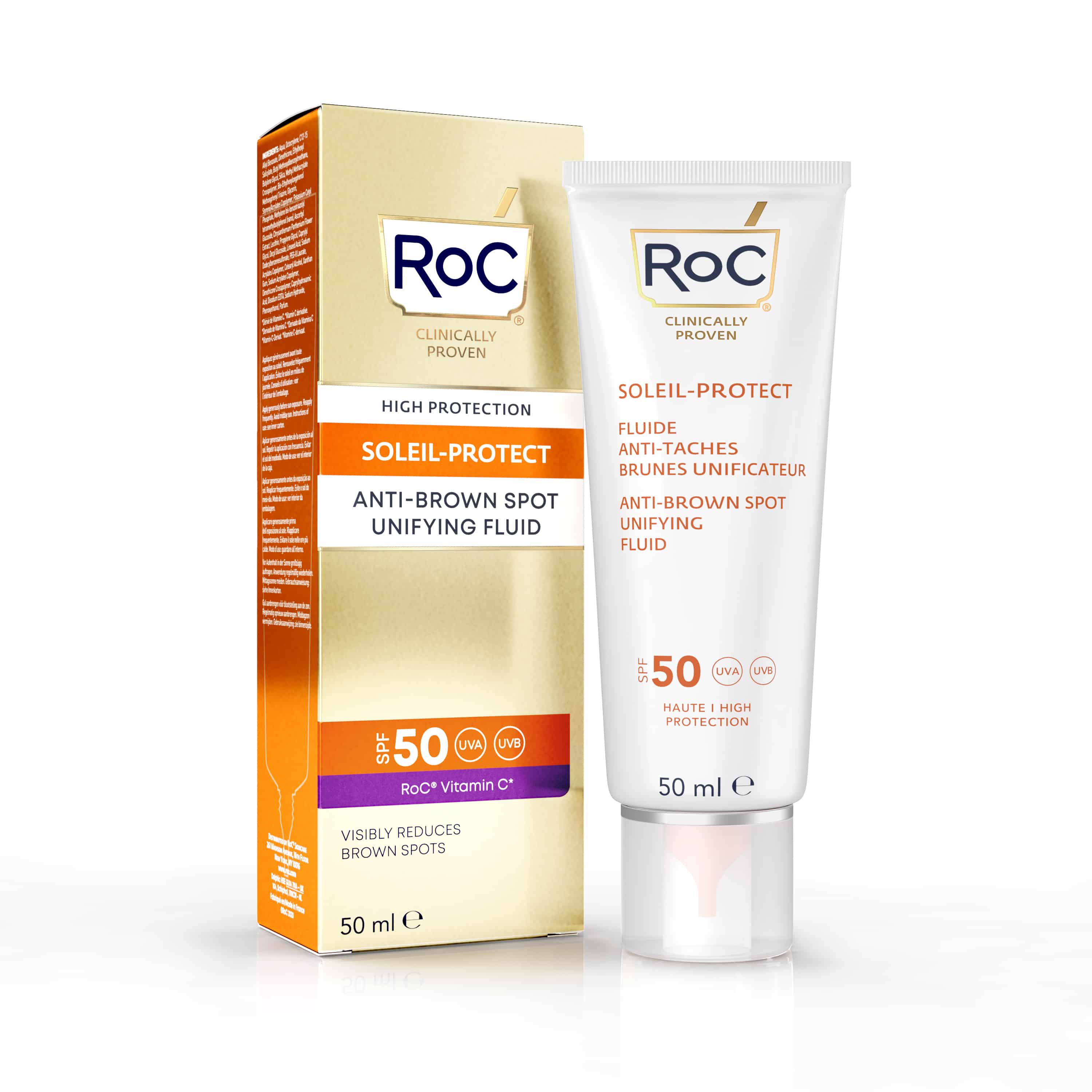 Roc Soleil-Protect Anti-Brown Spot Unifying Fluid SPF50+