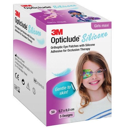 Opticlude Silicone Oogpleister Meisje Maxi
