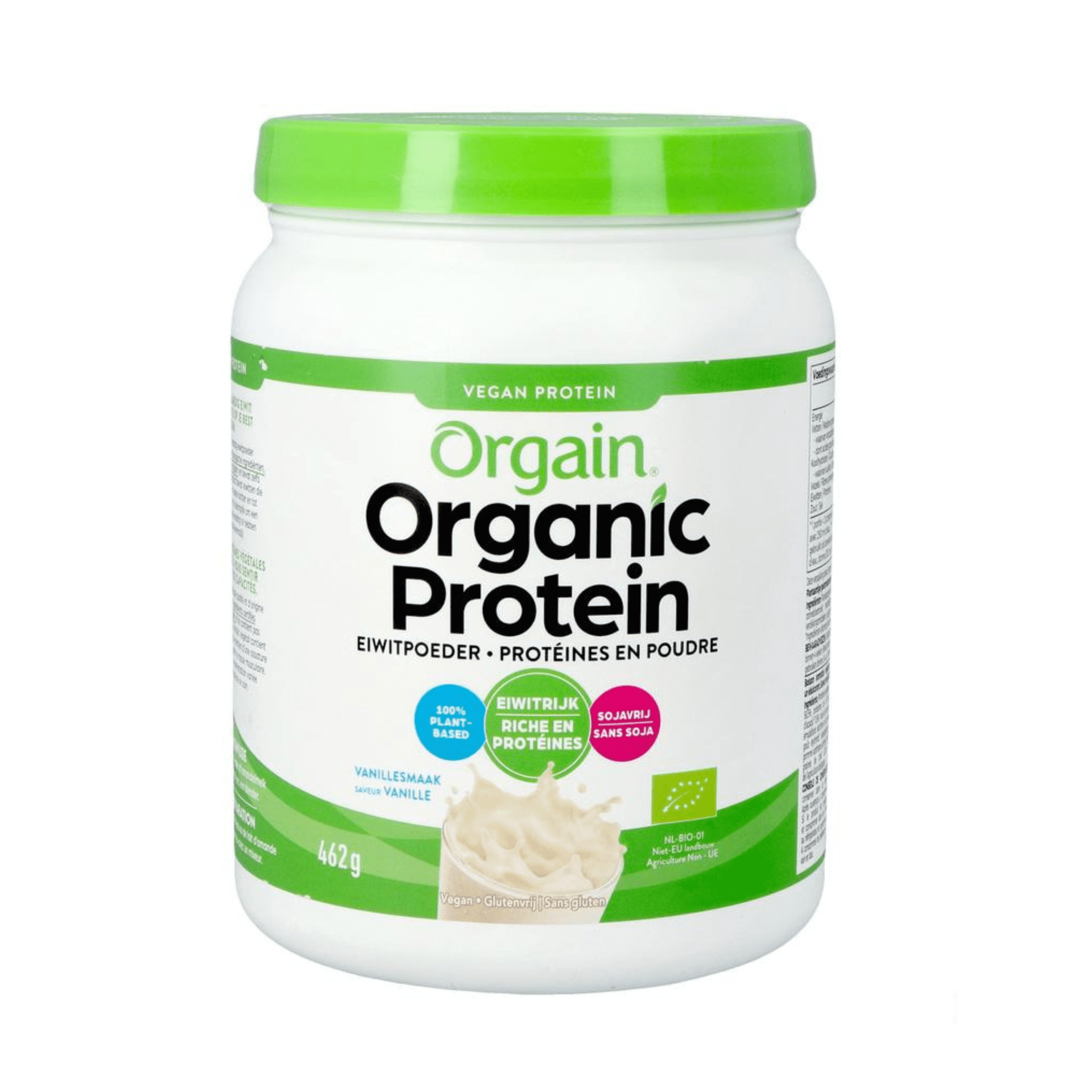 Orgain Organic Protein Vanille Pdr 462g Orgain Organic Protein Vanille Pdr 462g