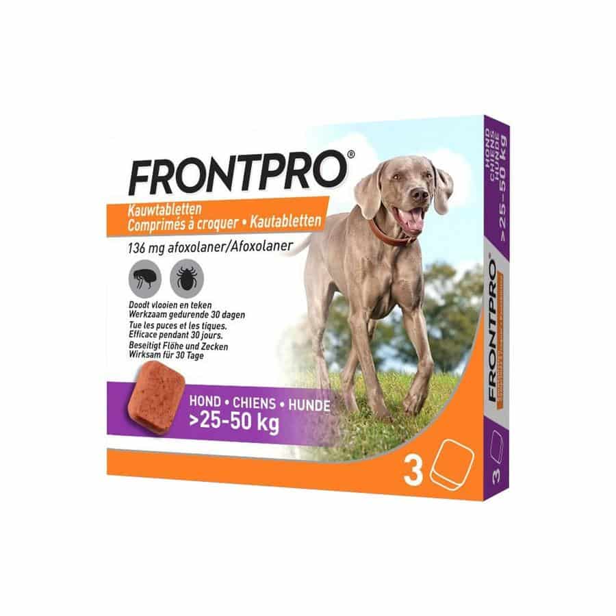 Frontpro Kauwtabletten 136 mg Hond >25-50kg