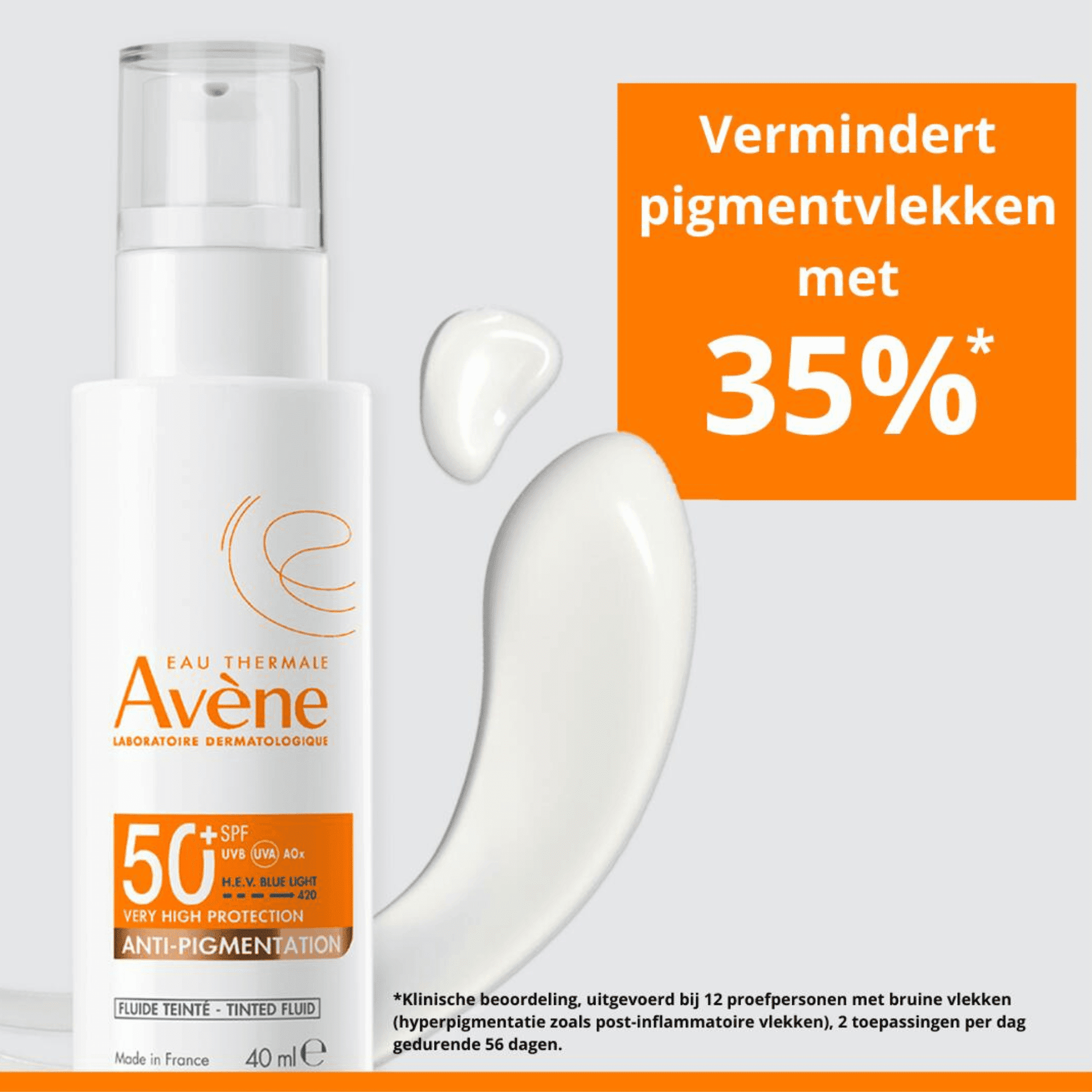 Avène Anti-Pigmentation Getinte Zonnefluid SPF 50+ Avène Anti-Pigmentation Getinte Zonnefluid SPF 50+