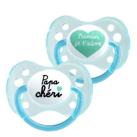 Dodie Fopspeen Duo Mama & Papa 0-6 Dodie Fopspeen Duo Mama & Papa 0-6