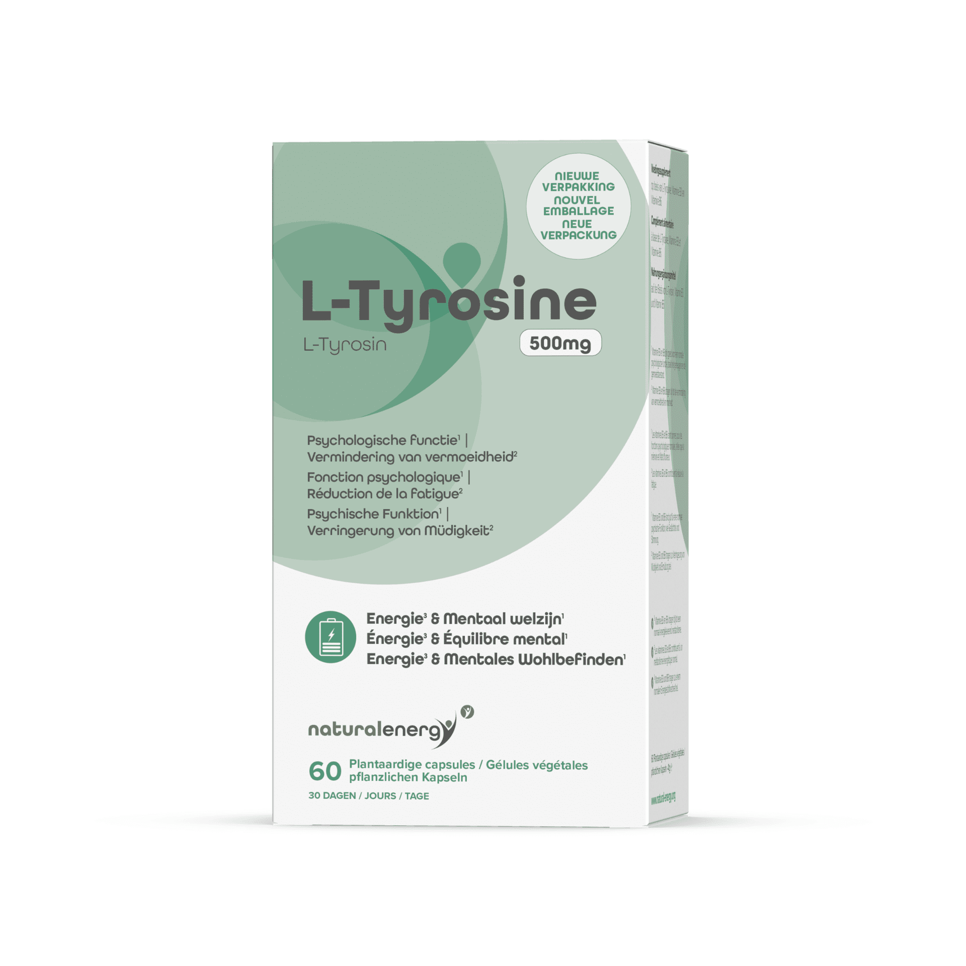 l-tyrosine 500mg Caps60 Nf Natural Energy Labophar