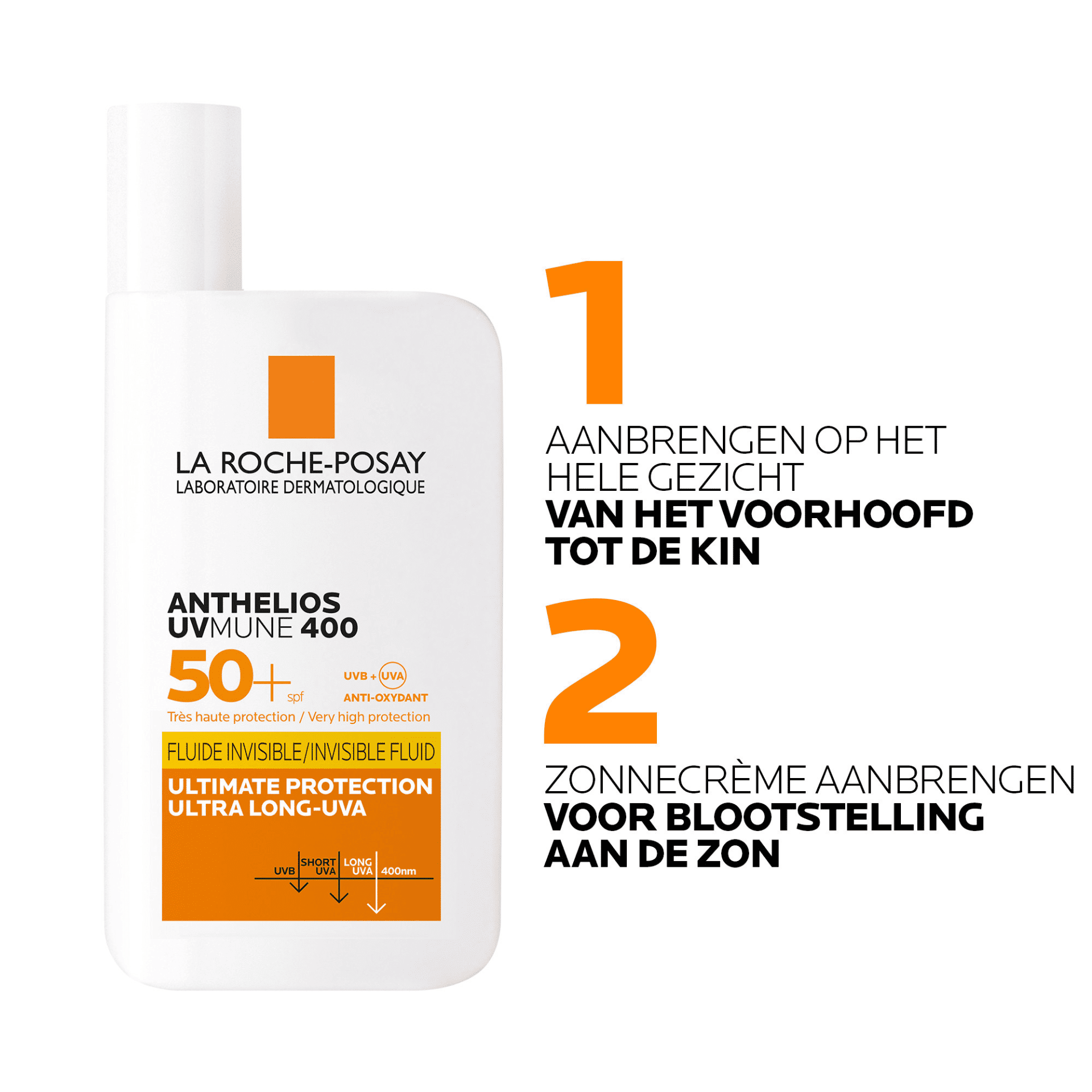 La Roche-Posay Anthelios UVMune 400 Onzichtbare Fluid SPF 50+ La Roche-Posay Anthelios UVMune 400 Onzichtbare Fluid SPF 50+
