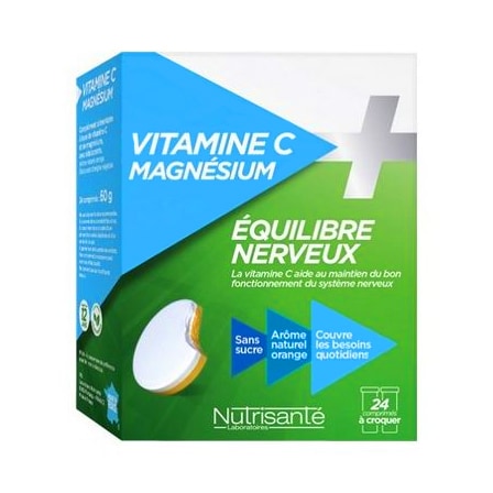 Nutrisanté Vitamine C + Magnesium Nutrisanté Vitamine C + Magnesium