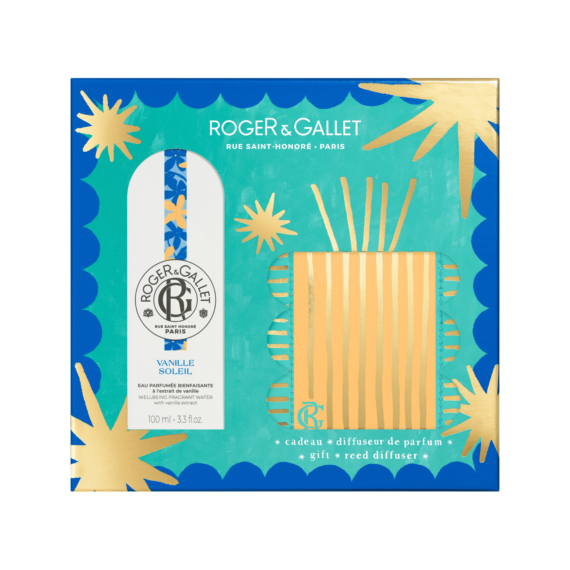 Roger & Gallet Geparfumeerd Water + Geurstokjes Geschenkset