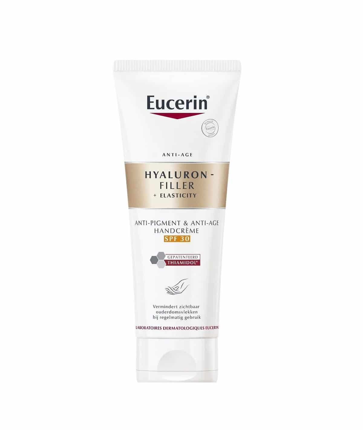 Eucerin Hyaluron-Filler + Elasticity Anti-Pigment & Anti-Age Handcrème SPF30 Eucerin Hyaluron-Filler + Elasticity Anti-Pigment & Anti-Age Handcrème SPF30