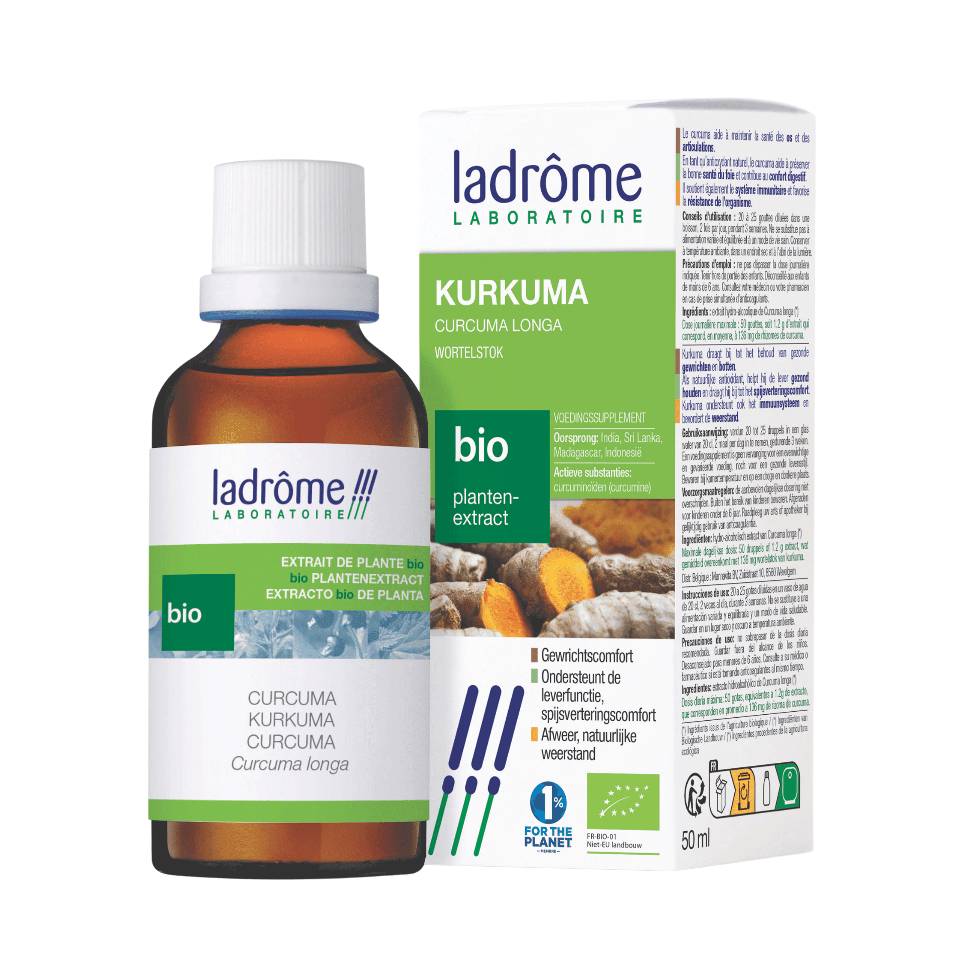 Ladrôme Bio Plantenextract Kurkuma Ladrôme Bio Plantenextract Kurkuma