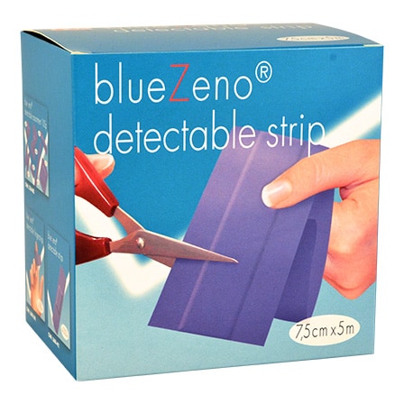 Bluezeno Detectable Pleister 5 m x 7,5 cm Bluezeno Detectable Pleister 5 m x 7,5 cm