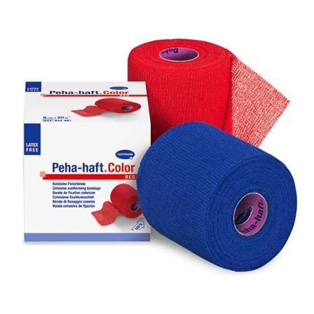 Hartmann Peha Haft Color Rood 6 cm x 20 m Hartmann Peha Haft Color Rood 6 cm x 20 m