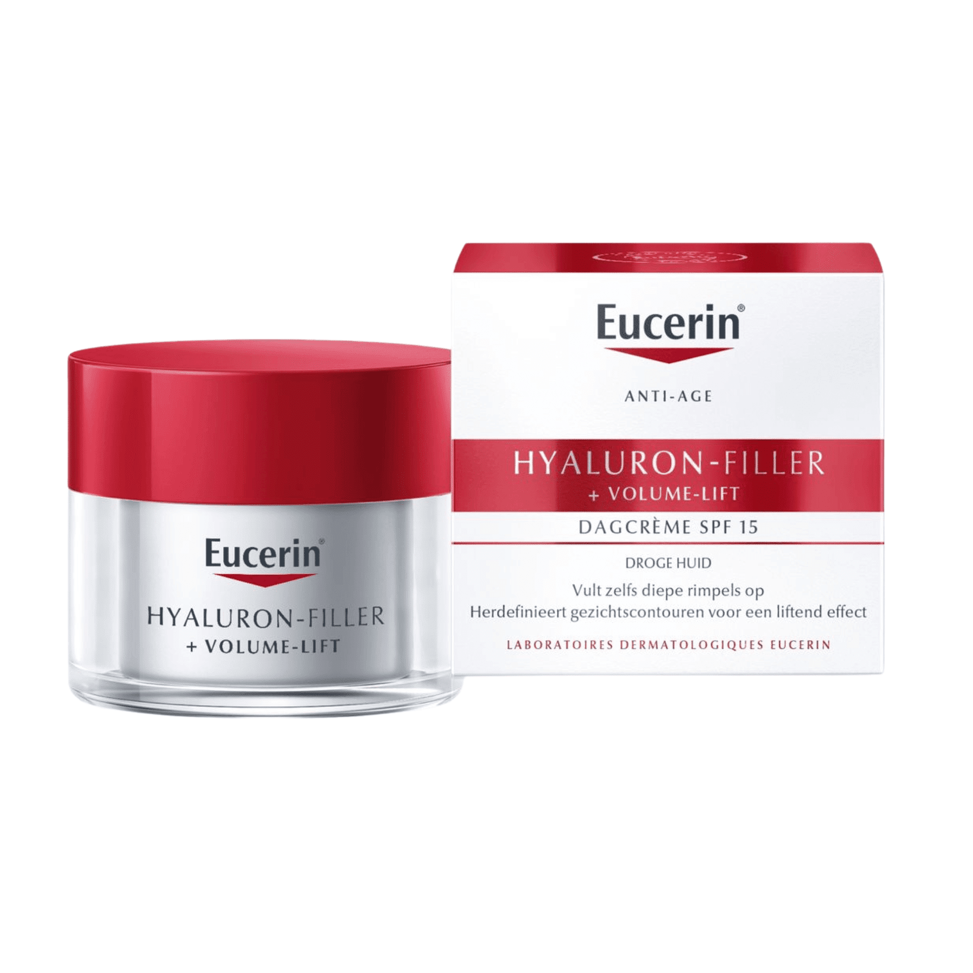 Eucerin Hyaluron-Filler + Volume-Lift Dagcrème SPF 15 Droge Huid Eucerin Hyaluron-Filler + Volume-Lift Dagcrème SPF 15 Droge Huid