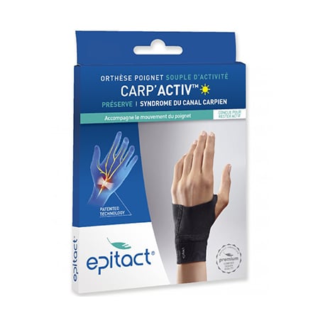 Epitact Carp'Activ Soepele Polsbrace Rechts S Epitact Carp'Activ Soepele Polsbrace Rechts S