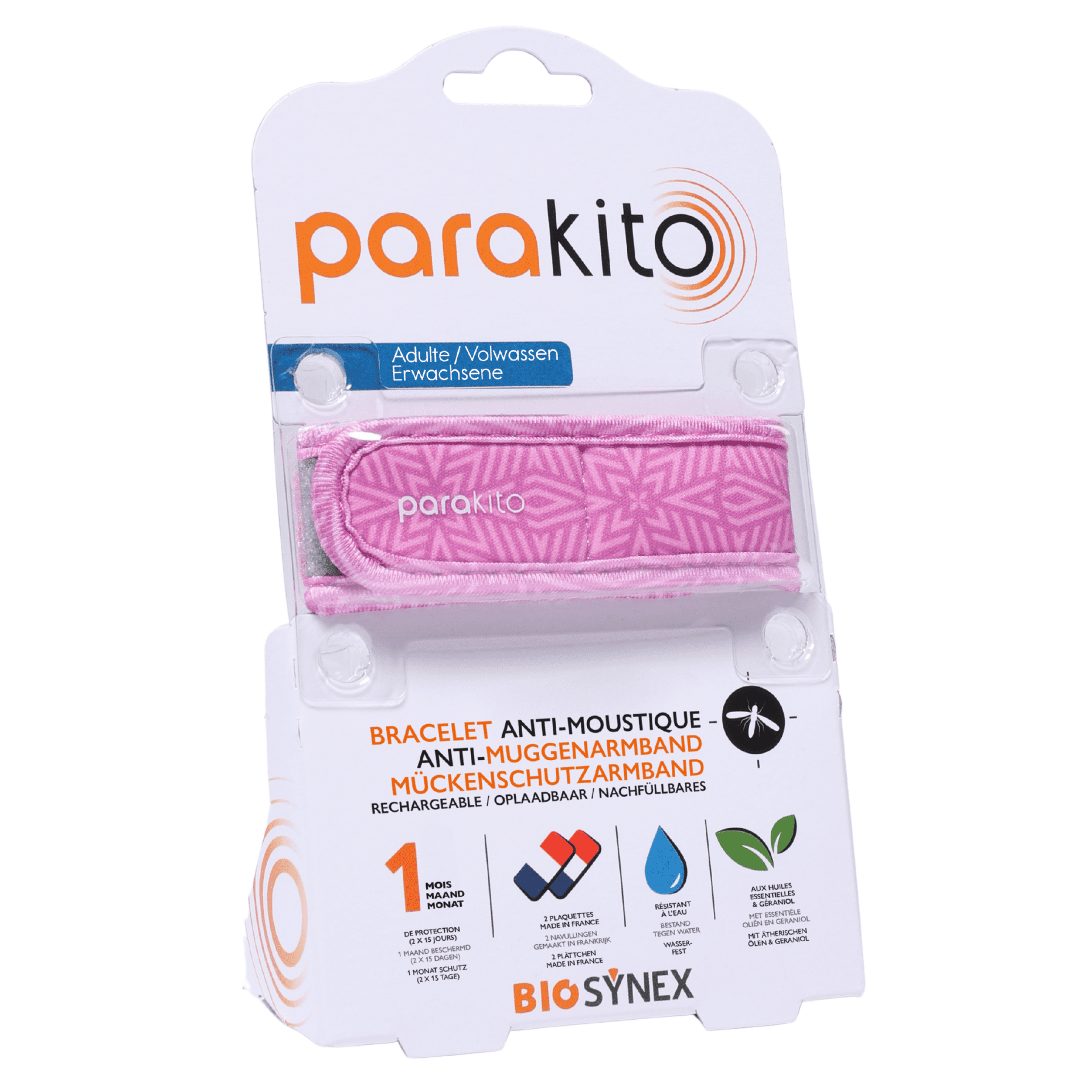 Parakito Volwassenen Anti-Muggenarmband
