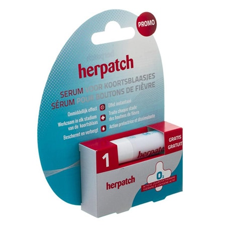 Herpatch Serum voor Koortsblaasjes + Prevent Stick Promo*