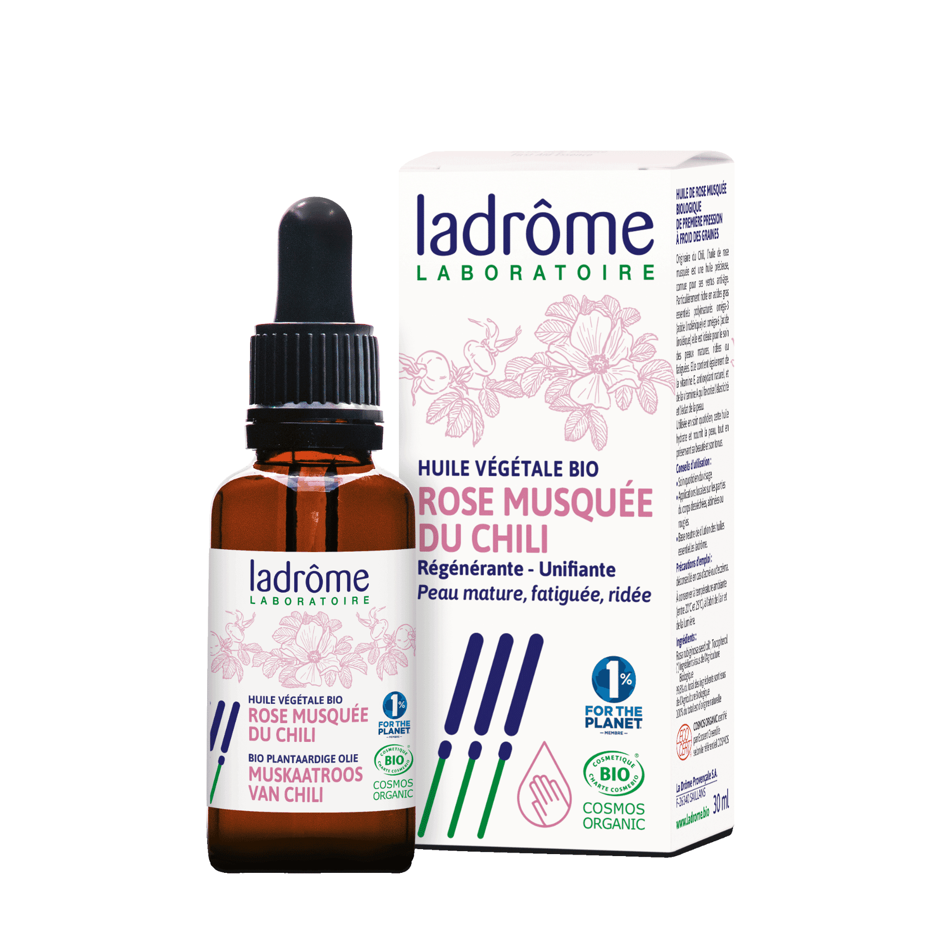 Ladrôme Bio Plantaardige Olie Muskaatroos van Chili Ladrôme Bio Plantaardige Olie Muskaatroos van Chili