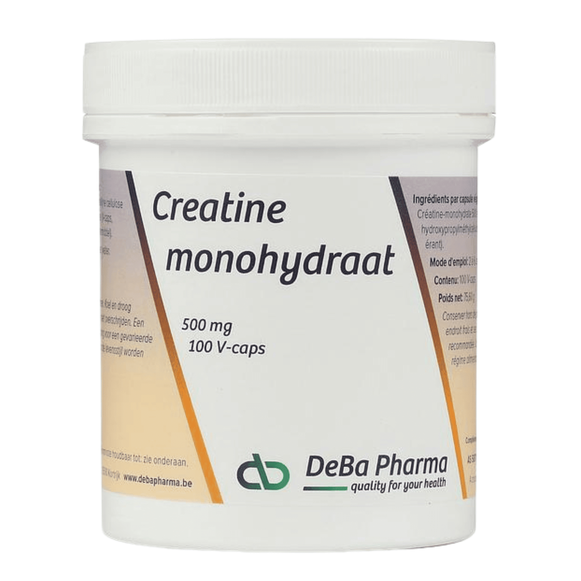 Deba Creatine Monohydraat 500 mg Deba Creatine Monohydraat 500 mg
