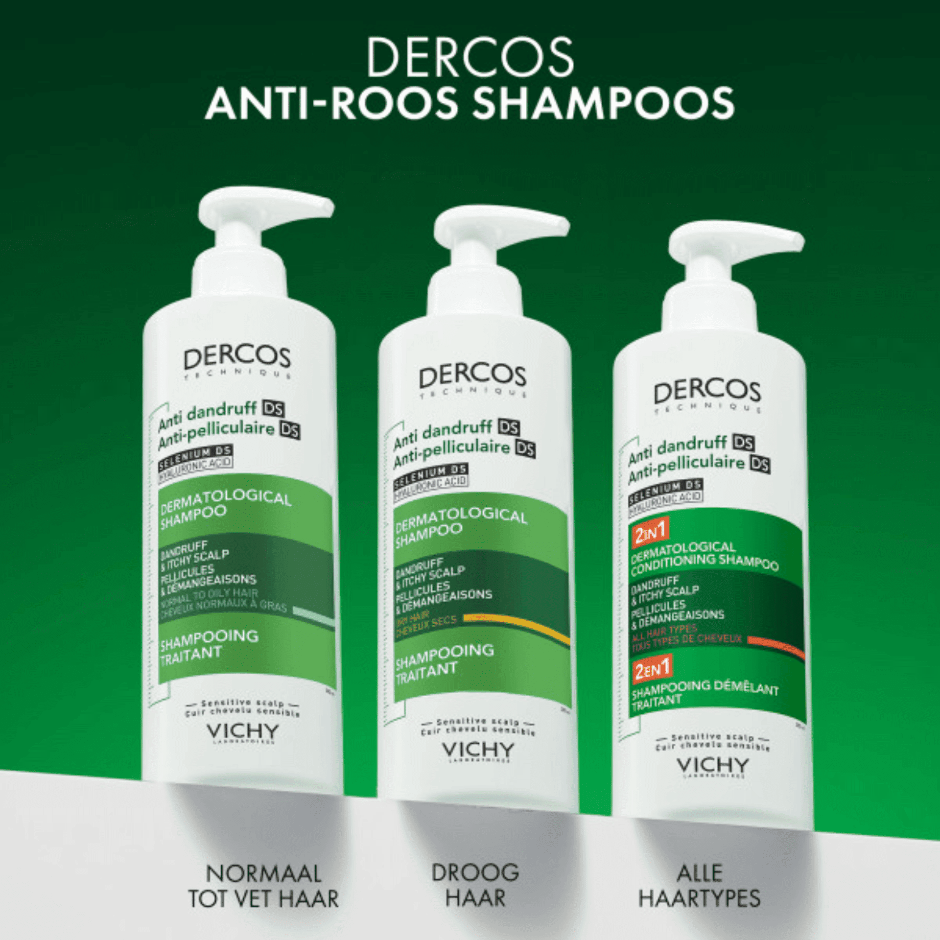 Vichy Dercos Anti-Roos DS 2-in-1 Shampoo & Conditioner