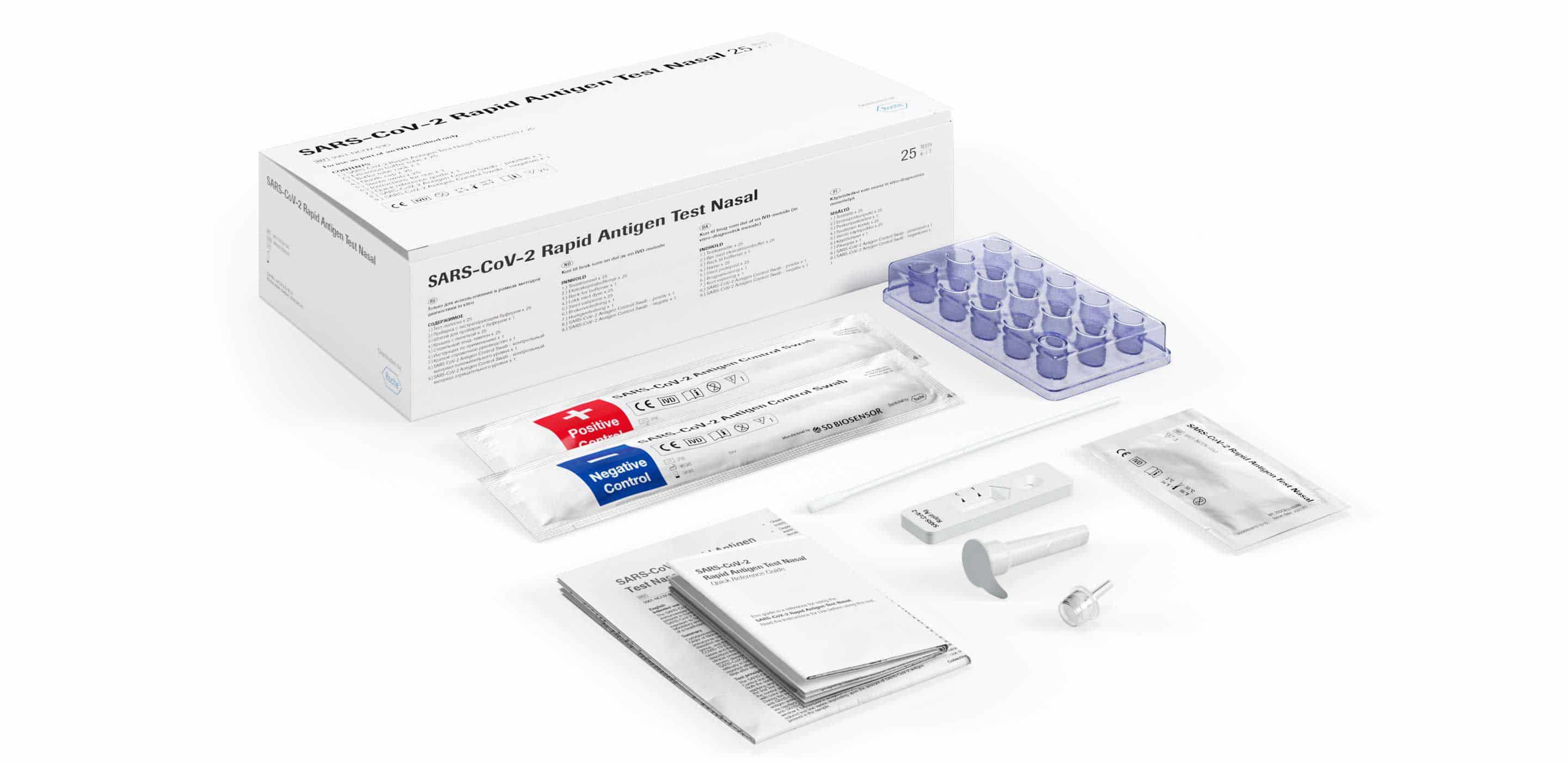 Roche SARS-CoV-2 Nasale Corona Sneltest - korte wisser Roche SARS-CoV-2 Nasale Corona Sneltest - korte wisser