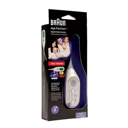 Braun Thermometer PRT2000 Digitaal + instelling leeftijd Braun Thermometer PRT2000 Digitaal + instelling leeftijd