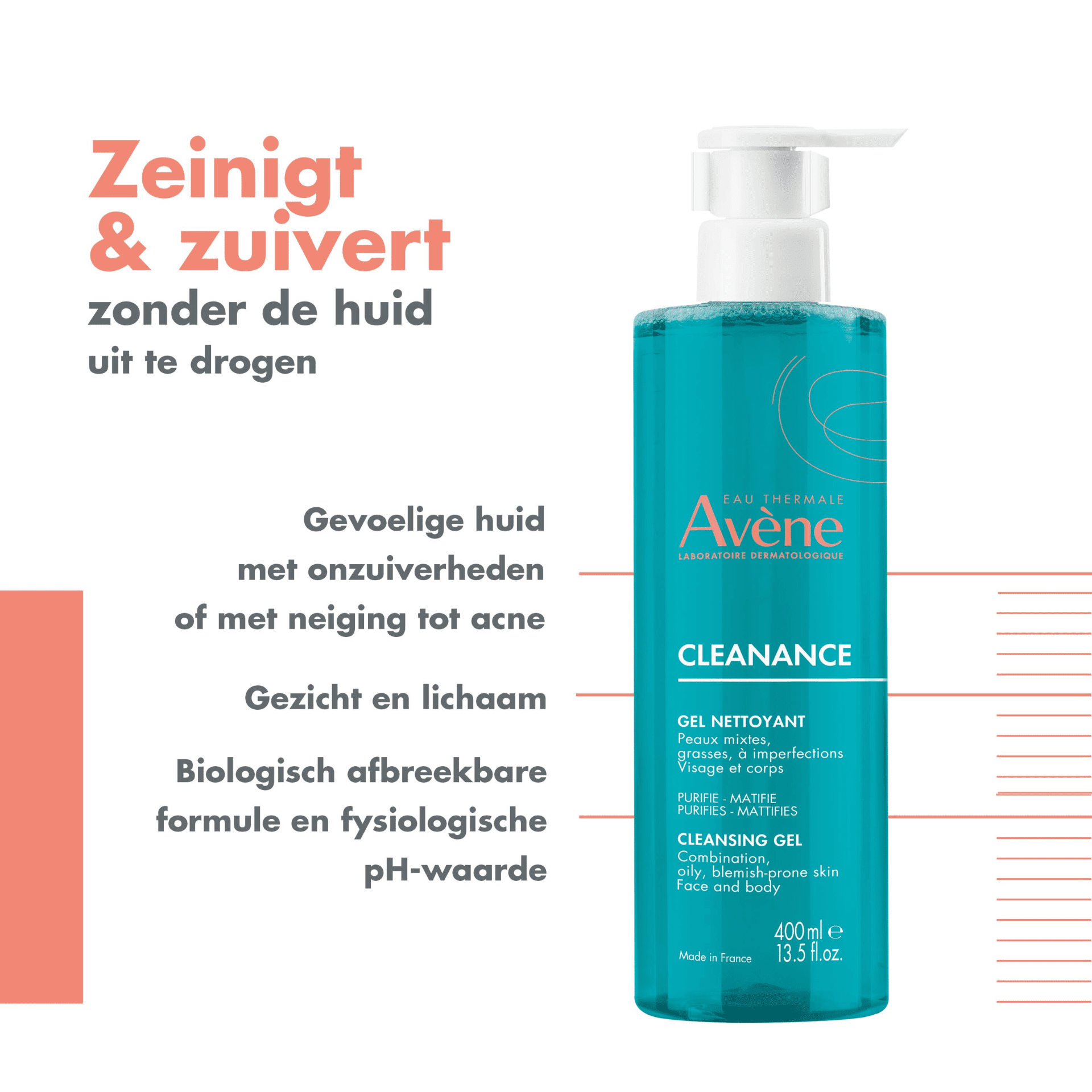 Avène Cleanance Reinigingsgel Avène Cleanance Reinigingsgel