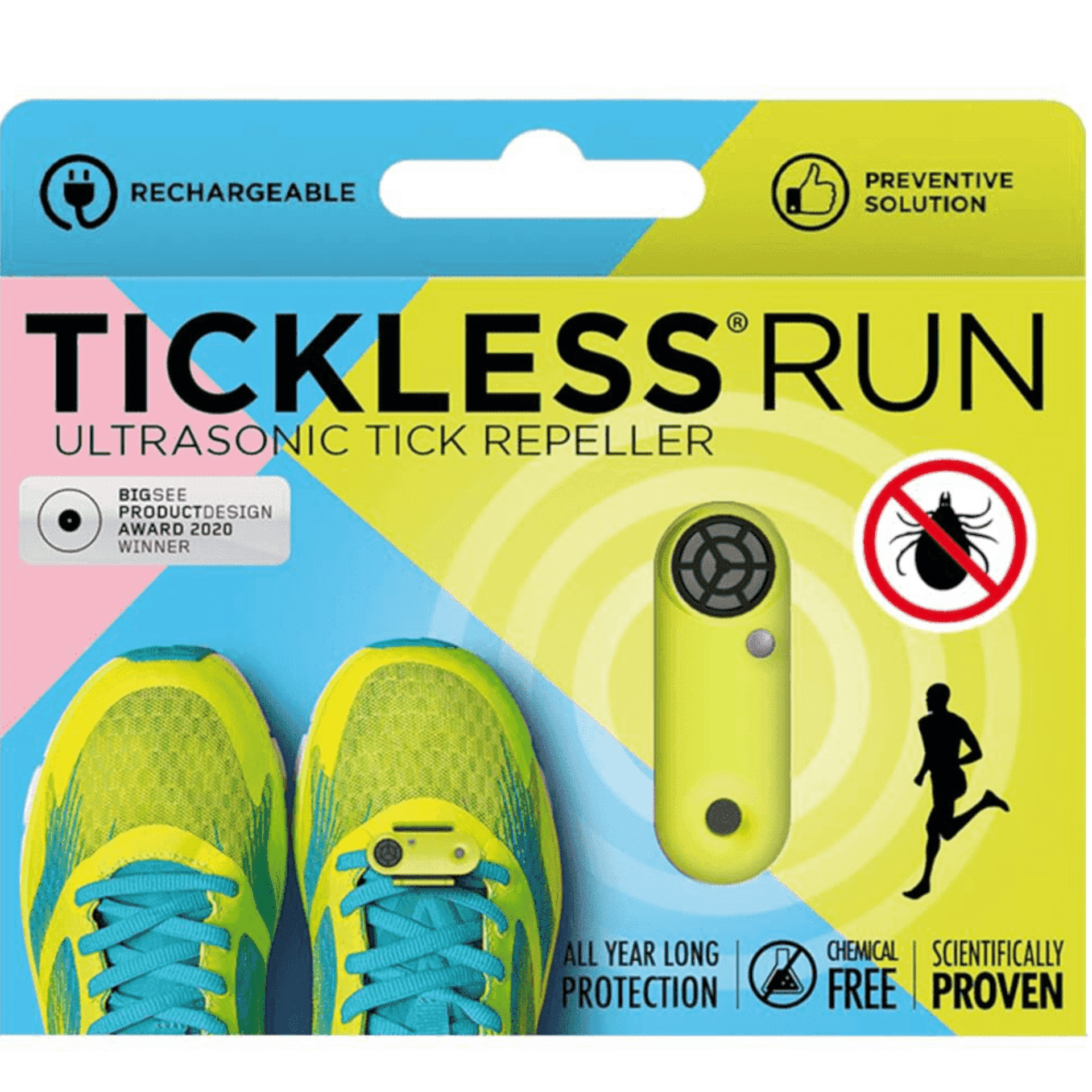 Tickless Run Neon 1 pièce