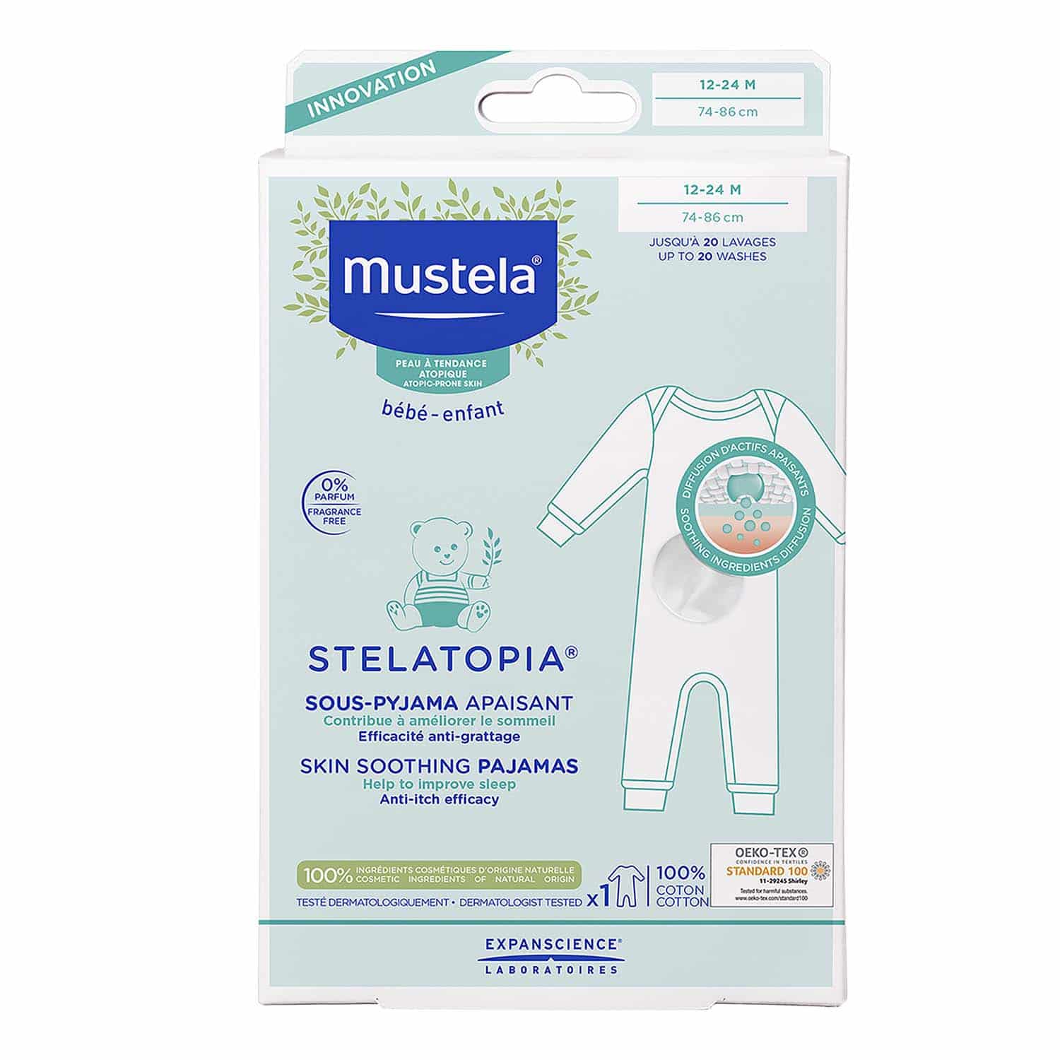 Mustela Stelatopia Sous Pyjama Apaisant T2 12-24m