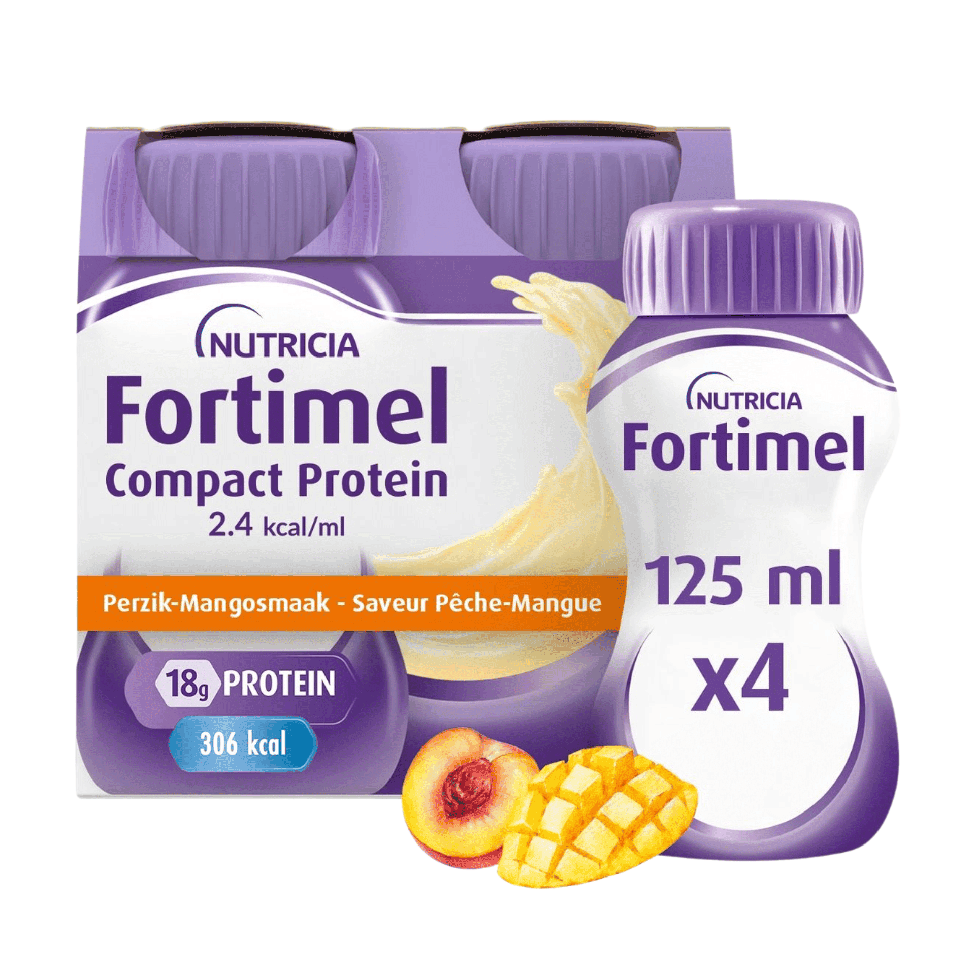 Fortimel Compact Protein 2.4kcal Fraise 4x125ml