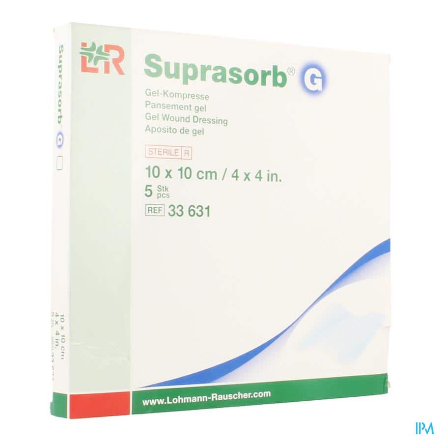 Suprasorb G Gelkompres 10 x 10 cm Suprasorb G Gelkompres 10 x 10 cm