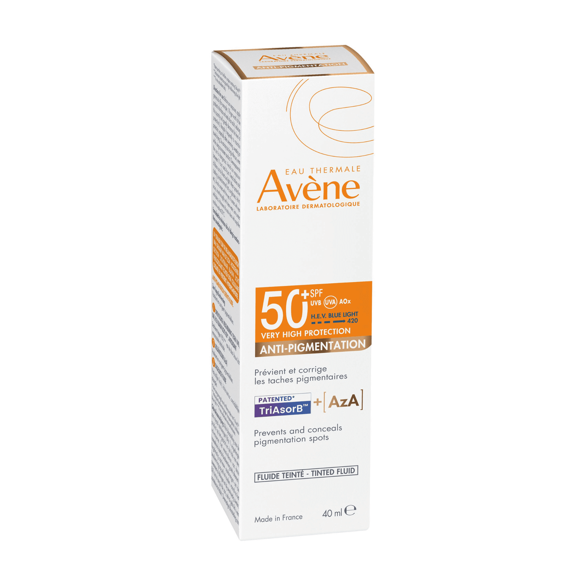 Avène Anti-Pigmentation Getinte Zonnefluid SPF 50+ Avène Anti-Pigmentation Getinte Zonnefluid SPF 50+