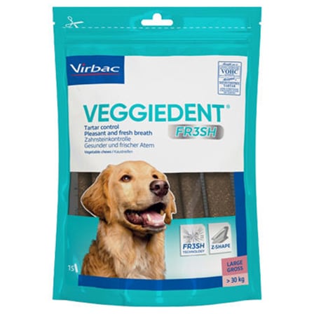 Virbac Veggiedent Kauwstrips >30 kg Virbac Veggiedent Kauwstrips >30 kg