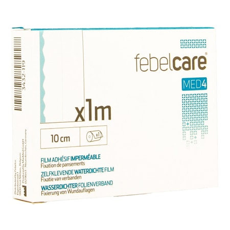 Febelcare Zelfklevend Waterdichte Film 10 cm x 1 m Febelcare Zelfklevend Waterdichte Film 10 cm x 1 m