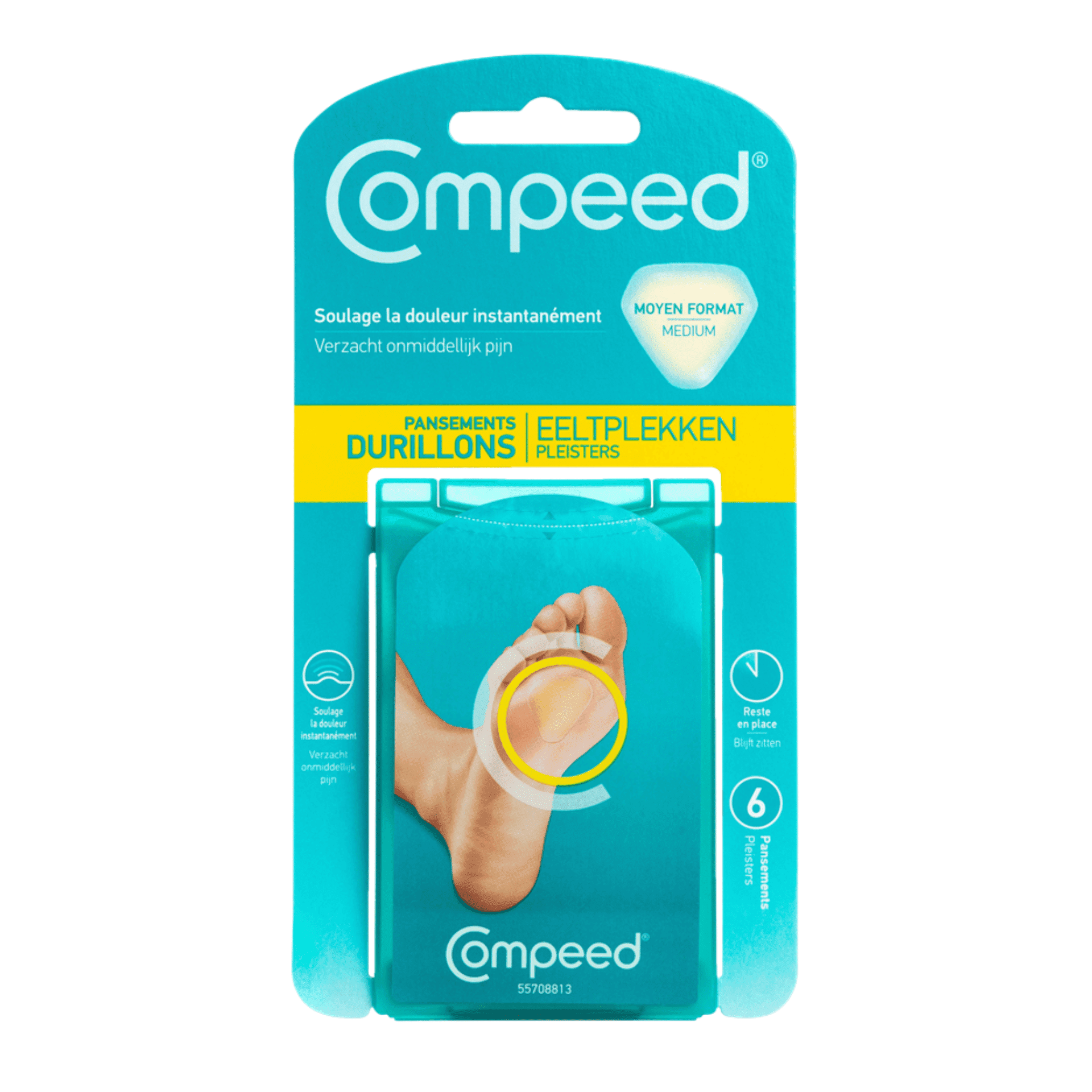 Compeed Eeltplekkenpleisters Medium Compeed Eeltplekkenpleisters Medium