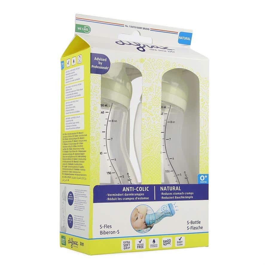 Difrax S-fles Natural Crème 250ml Difrax S-fles Natural Crème 250ml