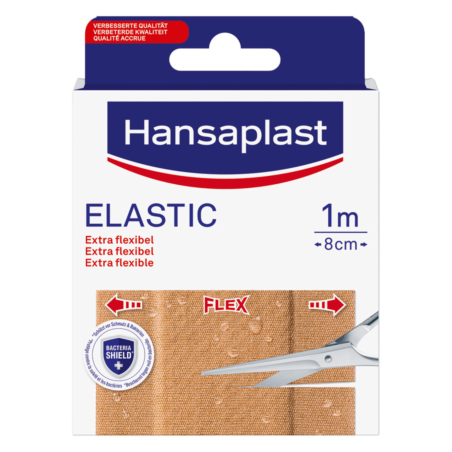 Hansaplast Elastic Pleister 1 m x 8 cm