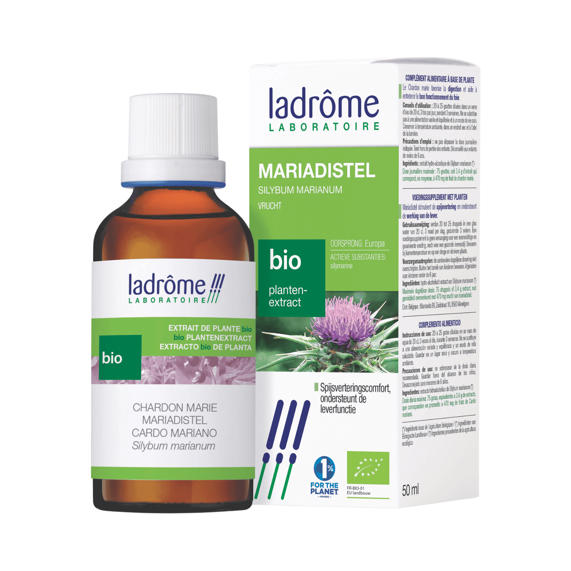 Ladrome Silybum Marianum/chardon Marie 100ml