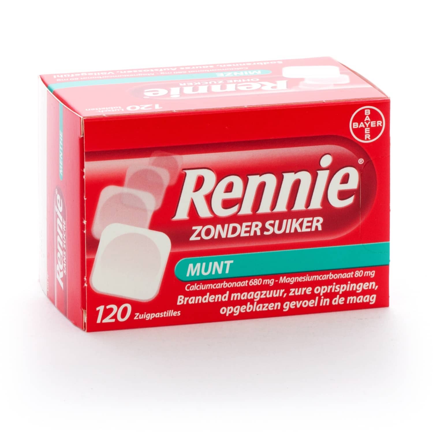Rennie Mint zonder Suiker