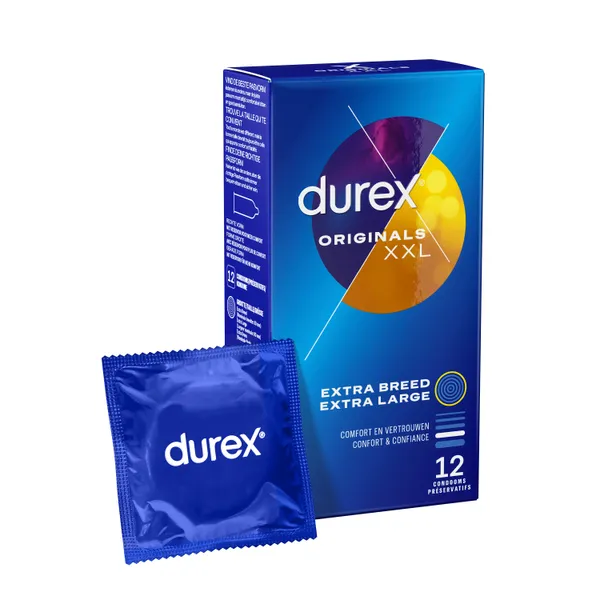 Durex Originals Xl Preservatifs 12 Durex Originals Xl Preservatifs 12