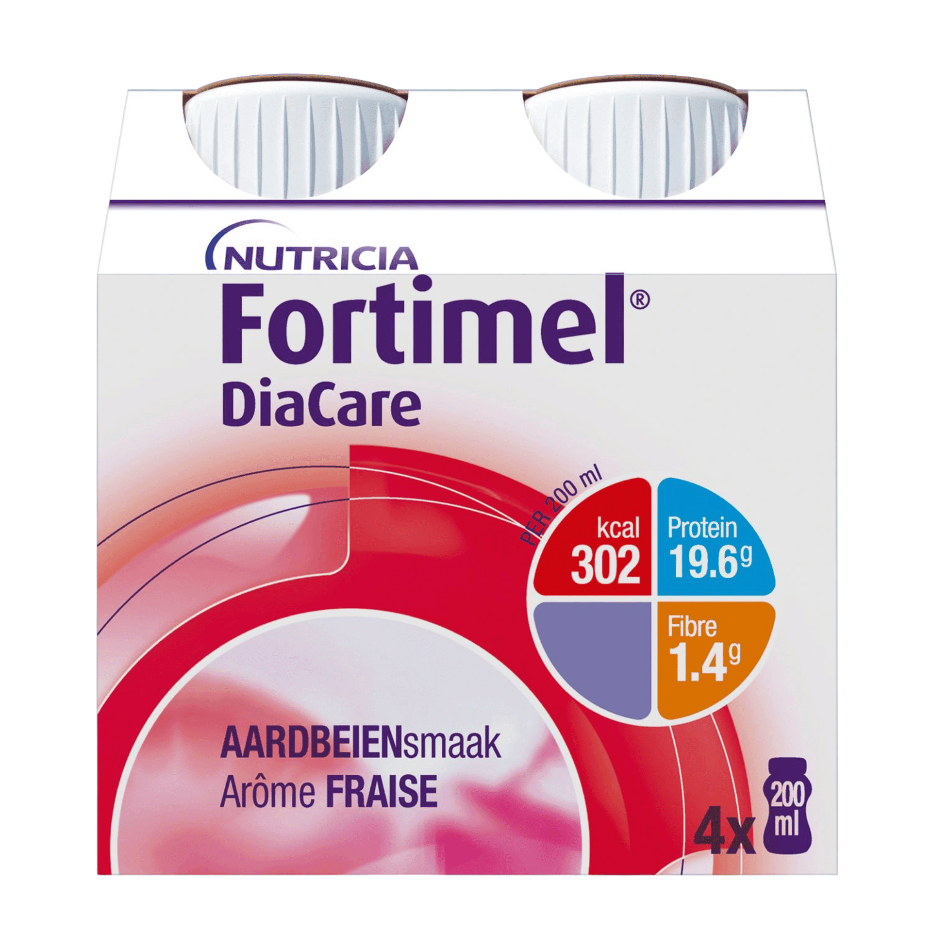 Fortimel DiaCare aardbeiensmaak Fortimel DiaCare aardbeiensmaak