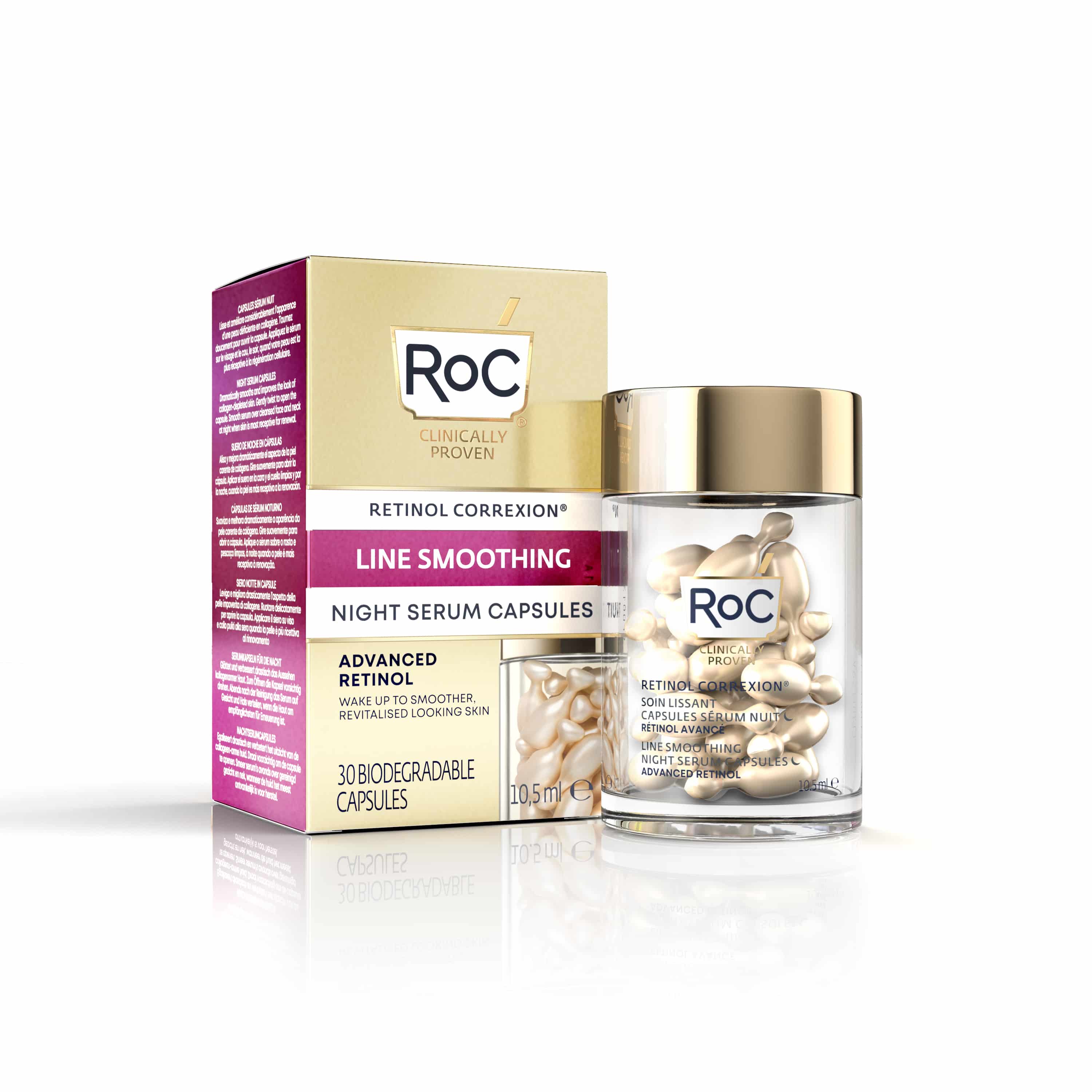 RoC Retinol Correxion Smoothing Night Serum Capsules RoC Retinol Correxion Smoothing Night Serum Capsules