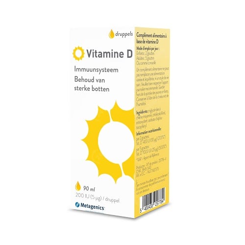 Vitamine D3 Liquid 90ml 25778 Metagenics