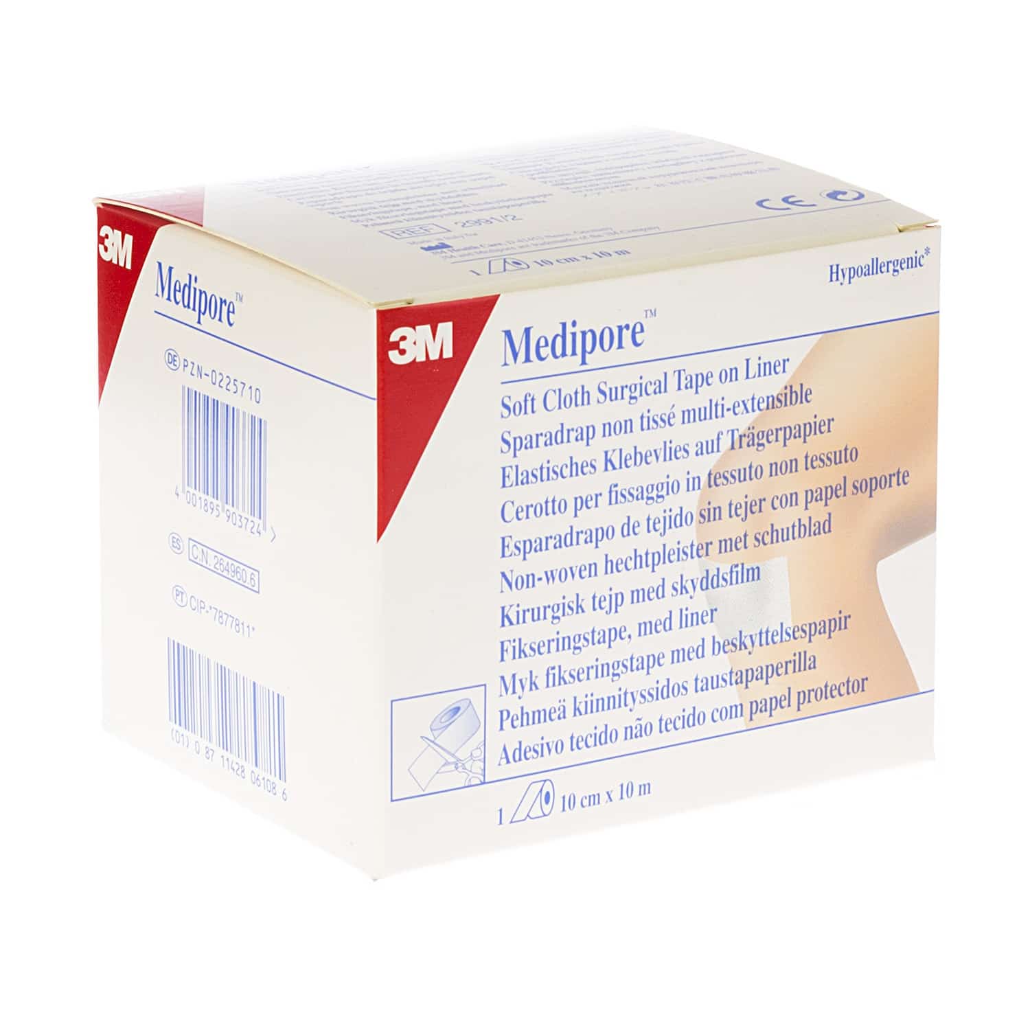 Medipore Elastisch Adhesief Verband 10 cm x 10 m Medipore Elastisch Adhesief Verband 10 cm x 10 m