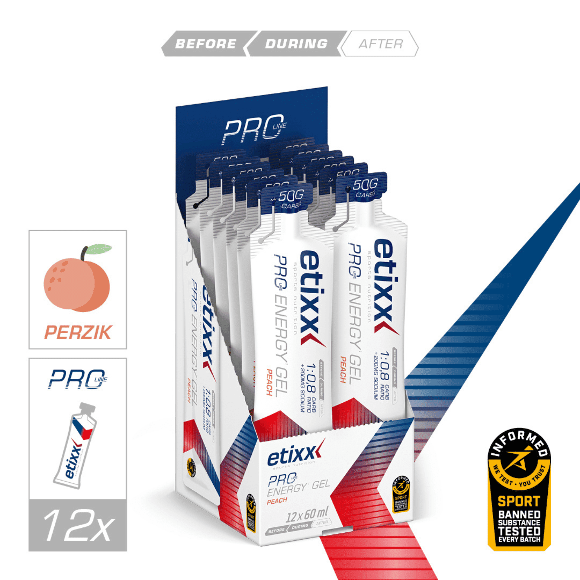 Etixx Pro Line Energy Gel 12 x 60 ml Etixx Pro Line Energy Gel 12 x 60 ml