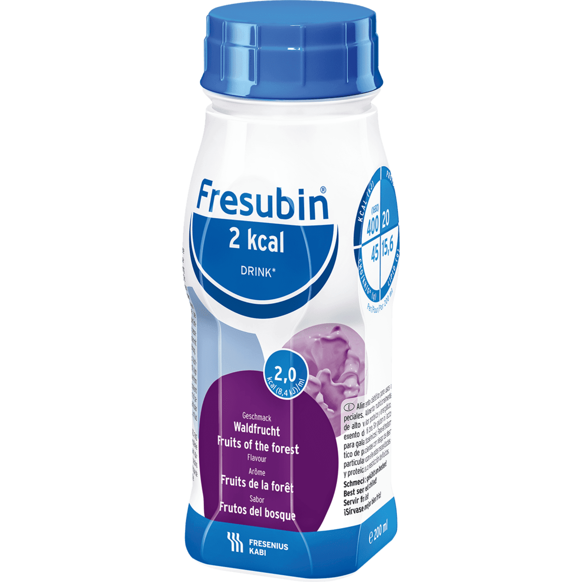 Fresubin 2 kcal Drink Bosvruchten 4 x 200 ml