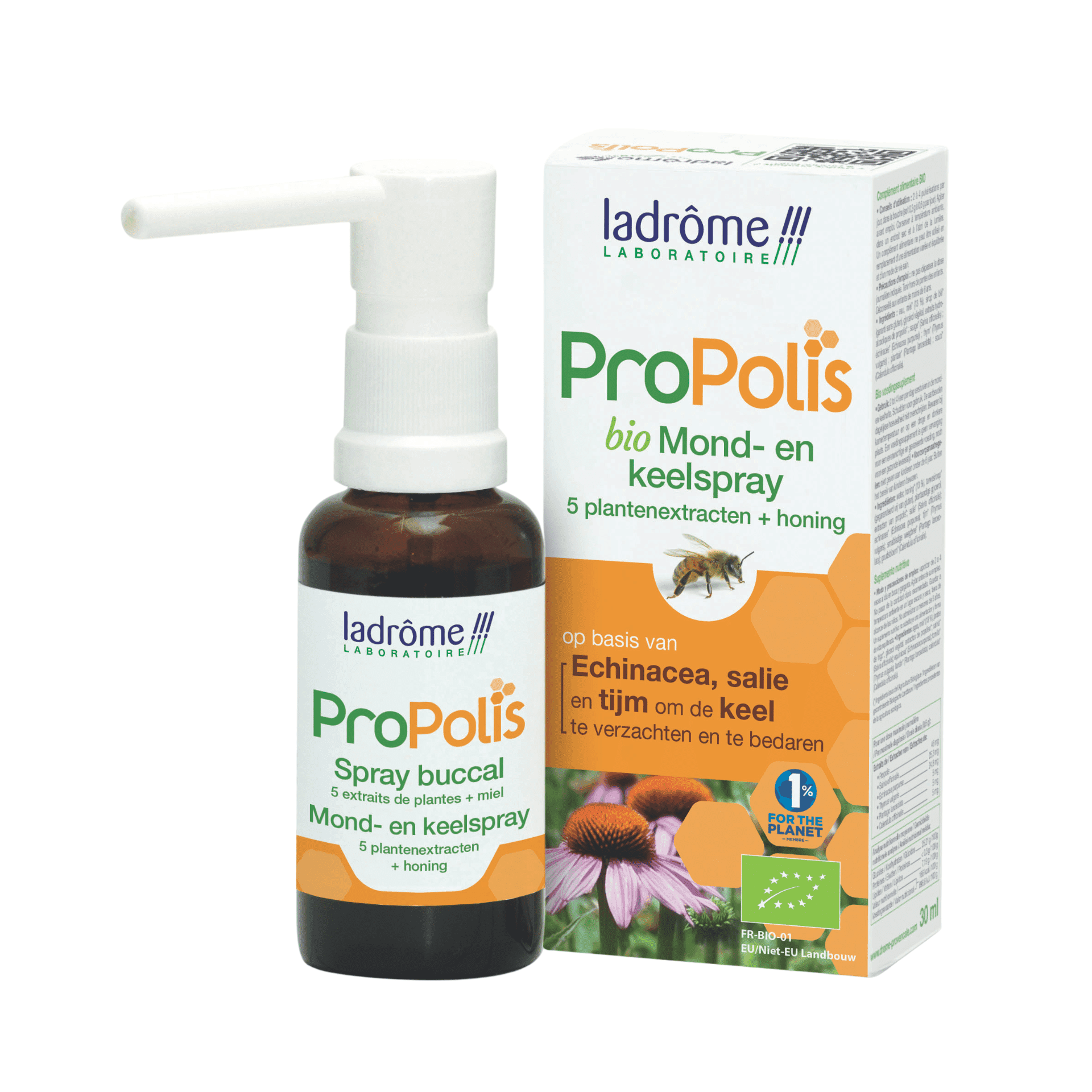 Ladrôme ProPolis Bio Mond- en Keelspray