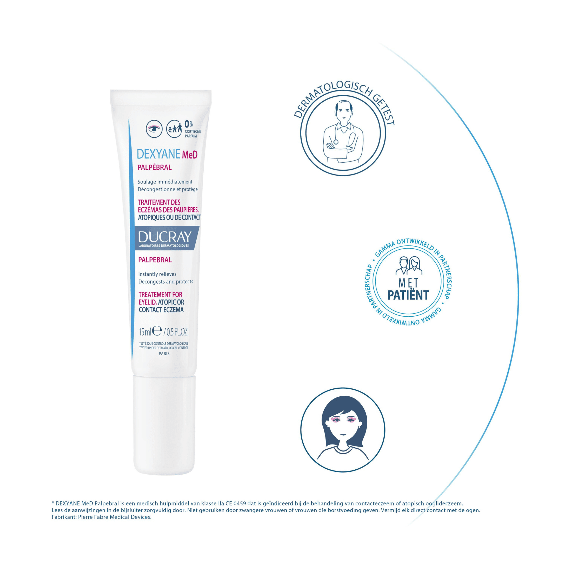 Ducray Dexyane Med Palpébral Traitement des Eczémas des Paupières