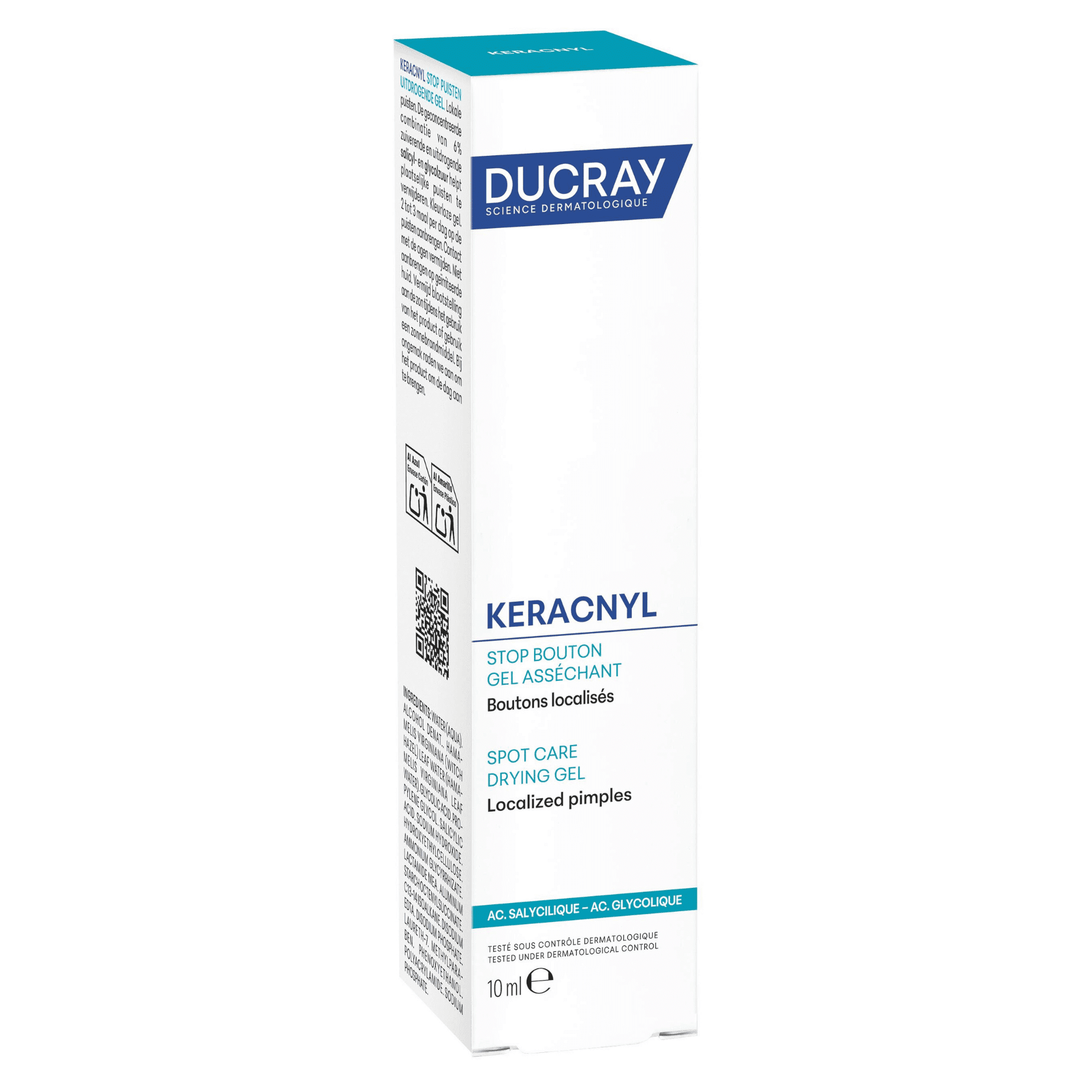 Ducray Keracnyl Uitdrogende Gel tegen Puistjes Ducray Keracnyl Uitdrogende Gel tegen Puistjes