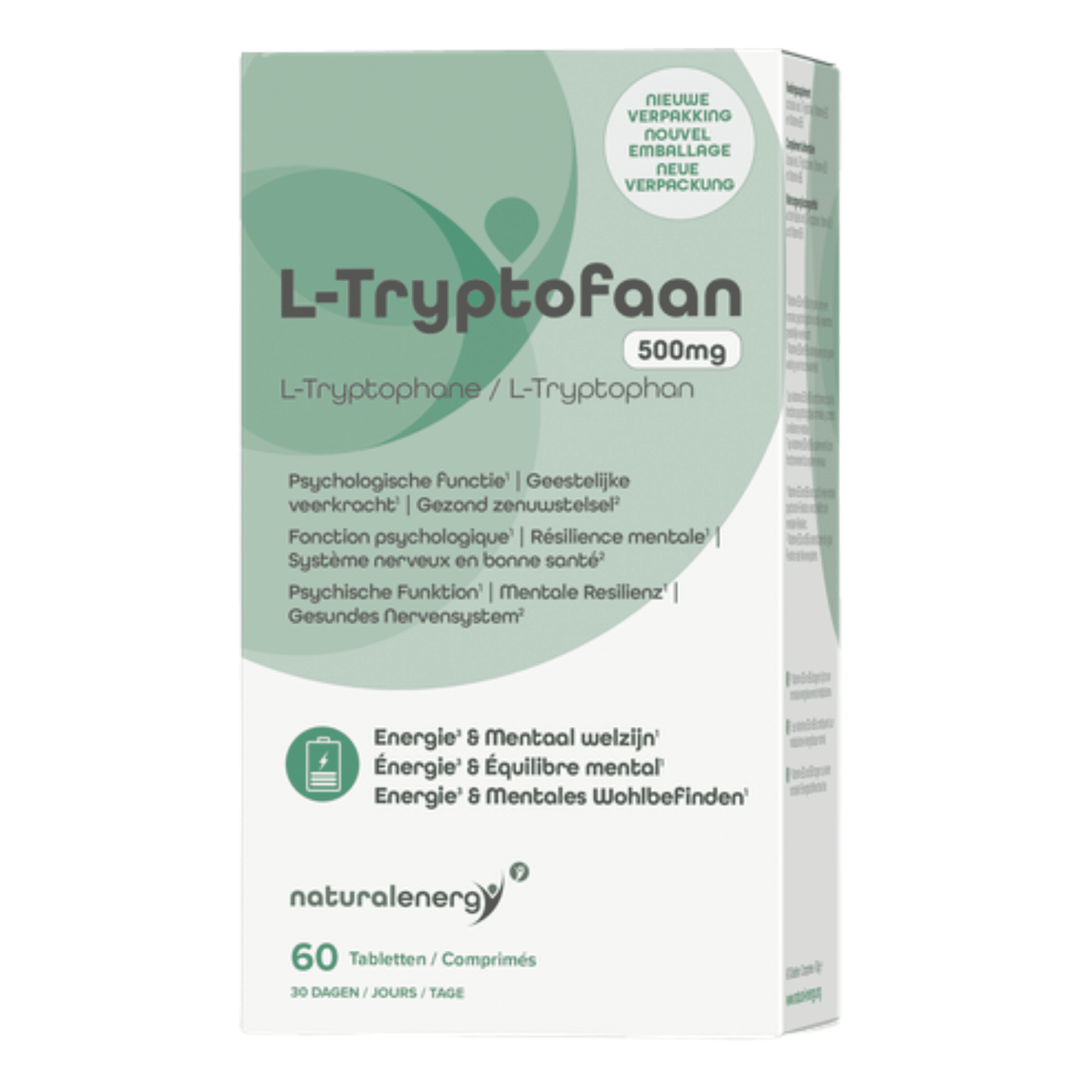Natural Energy L-Tryptofaan 500 mg